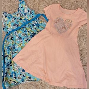 Jona Michelle Orange Asymmetrical Graphic Short Sleeve Tee